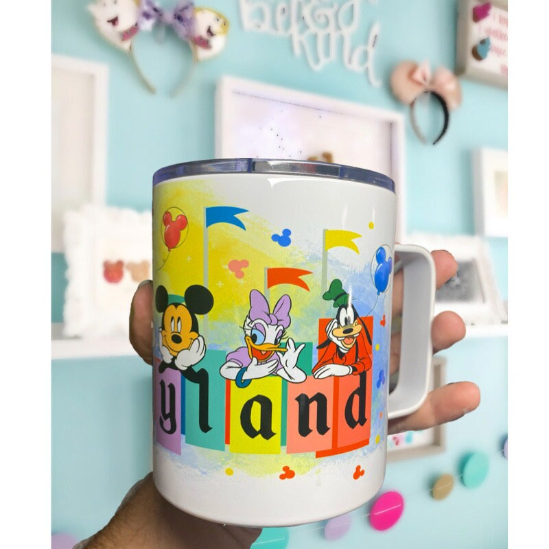 Disney Stanley Cup 40 Oz Custom Name Mickey Mouse 3D Colorful