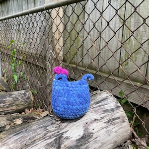 Crochet Blue Chicken Plushie: Stardew Valley Inspired Amigurumi