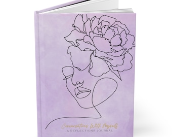 Gespräche mit mir selbst: Ein Reflections Journal - Blank Notizbuch - Gefühle Tagebuch - Psychische Gesundheit Tagebuch - Lila Memoiren Geschenk für Schriftsteller