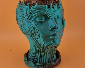 Woman Head Planter | Plants | Planter | Home Decor