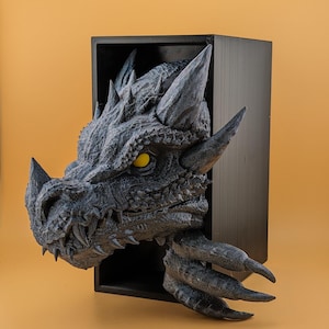 3Dプリントドラゴンブックヌーク：ファンタジー読書コーナー