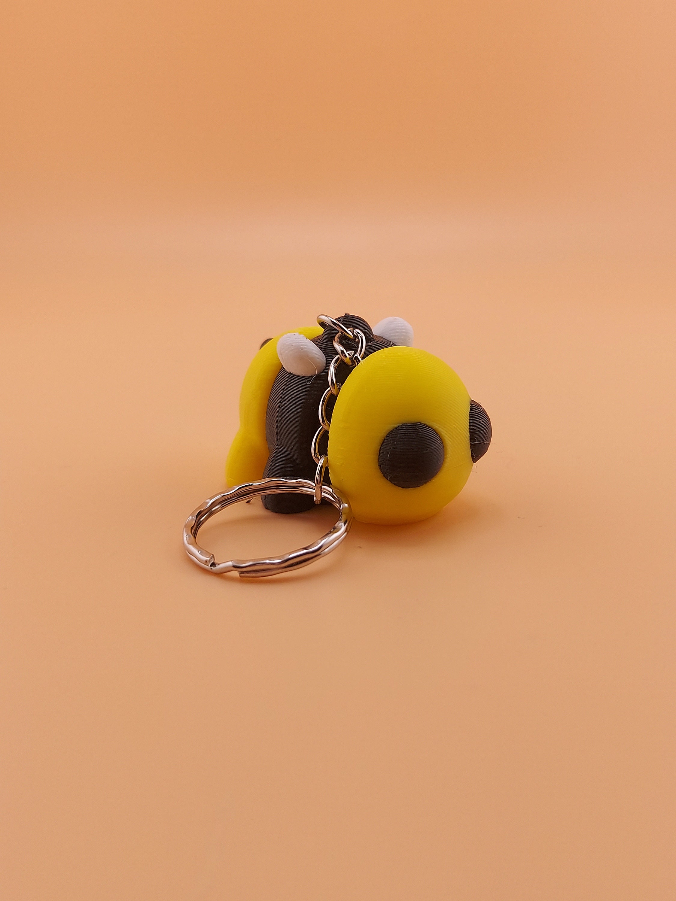 SUNNYCLUE 4 Porte Clés Abeille En Alliage Doré Émaillé Petite