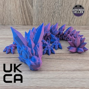 Baby Crystal Dragon – Articulated 3D Printed Collectible