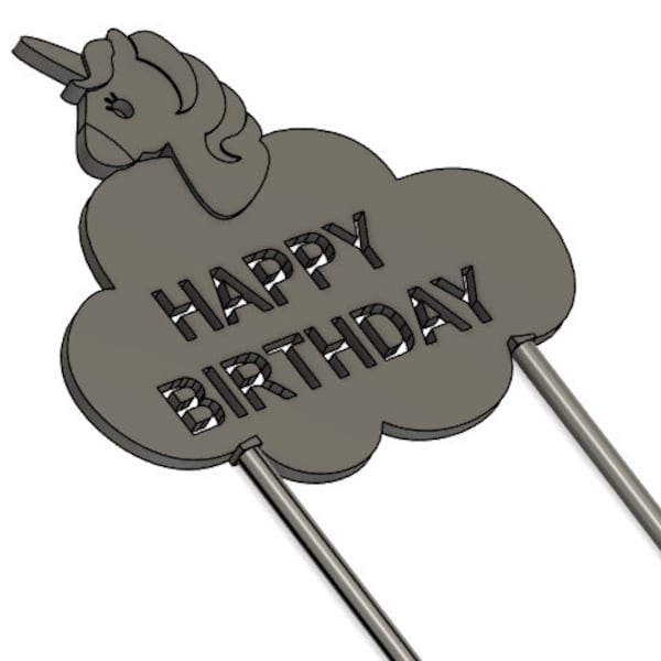 Enchanting Unicorn Cake Topper - Add Magic to Your Desserts!
