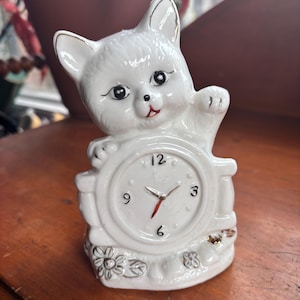 Hucha de porcelana con forma de gatito MCM