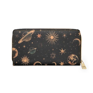 Starry Night Beaded Coin Purse main image 1