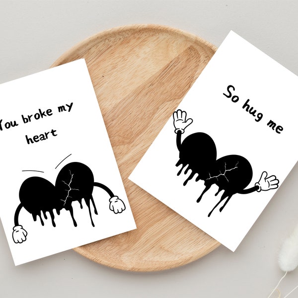 Girlfriend card, card for soulmate, Girlfriend birthday card, Printable Love Card, Funny  Card, Funny card for boyfriend, gift for him, her