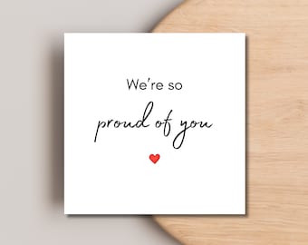 Proud of You Card: Congratulations Greeting (Digital Download)