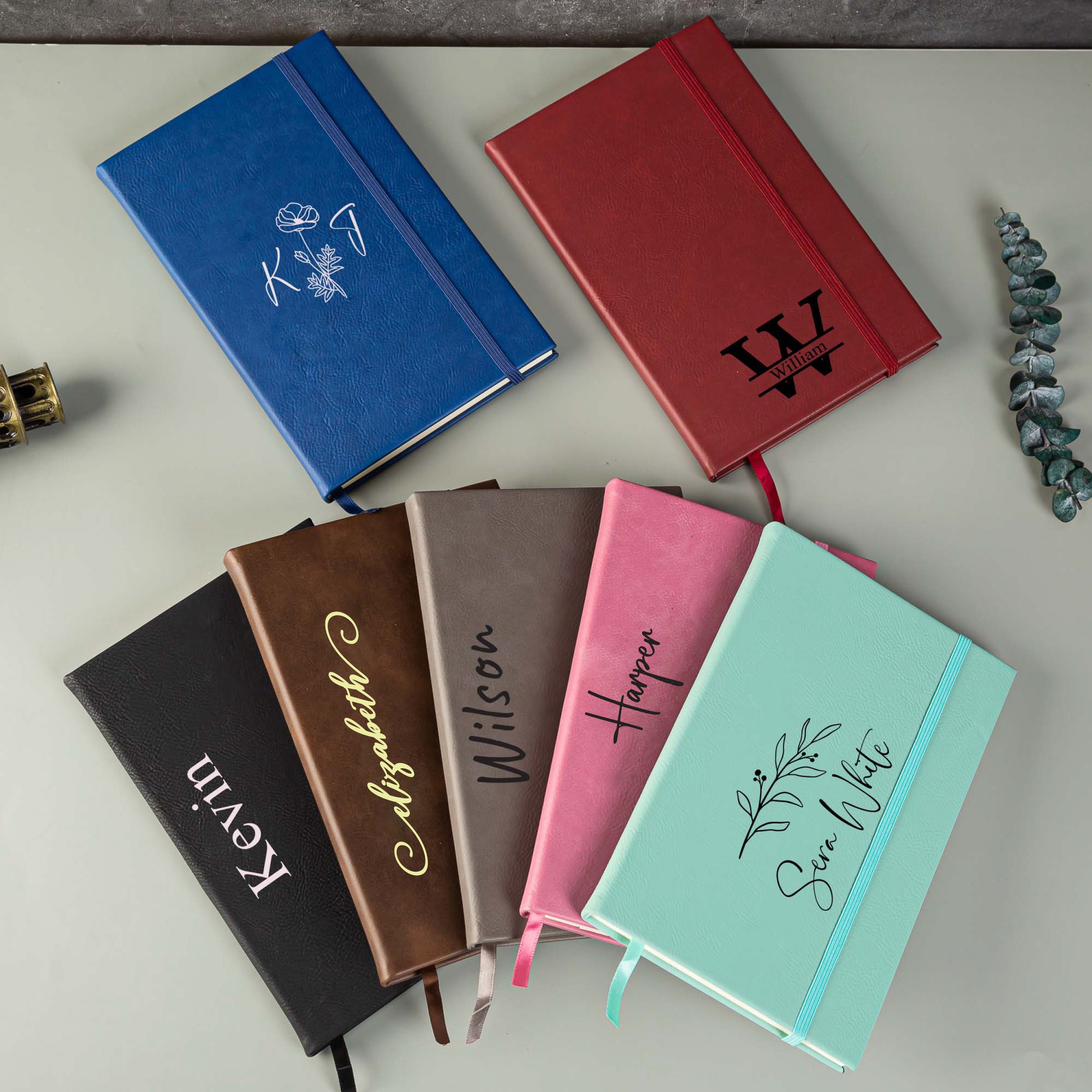 Custom Leather Journal, Personalized Journal,personalized Notebook ...