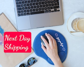 Custom Leather Mouse Pad,Coworker Gift, Gift For Dad,Boss Gift, Gift for Him&Her, Personalized Mouse Pad, Office Gifts, Mother's Day Gift