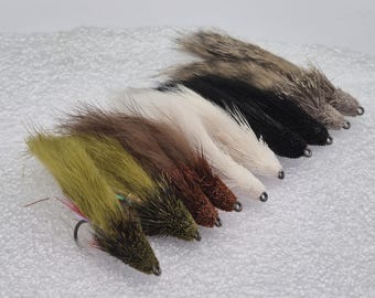 Deer Hair Zonkers Muddlers Fly Fishing Trout Streamer Flies