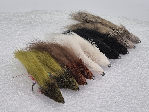 Deer Hair Zonkers Muddlers Fly Fishing Trout Streamer Flies