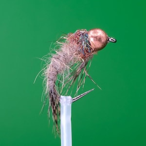 Copper Grub Brown Thorax Barbless River Stillwater Fly Fishing Trout Flies Euronymphing