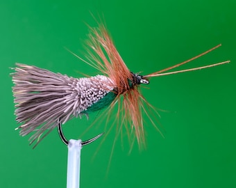 G & H Sedge Caddis Size 10BL 12BL Barbless Fly Fishing Trout Flies River Stillwater Lake Fishing