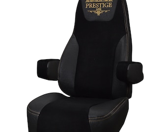 KENWORTH W900, T600, T660, T700, T800, T2000, W900l Truck seat Cover & armrest Covers Prestige-Line BLACK