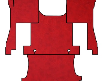 VOLVO vnl 760 740, 2019 - current truck floor mats Prestige-Line RED