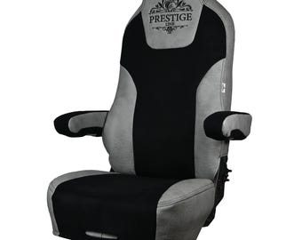KENWORTH T-680, T-880, W-990 Truck seat Cover & armrest Covers Prestige-Line GRAY
