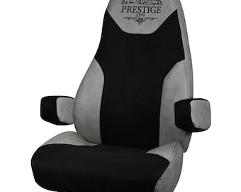 VOLVO vnl, vnm 2004 - 2018 Truck seat Cover & armrest Covers Prestige-Line GRAY