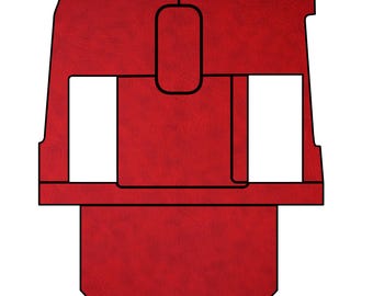 PETERBILT 579 truck floor mats Prestige-Line RED