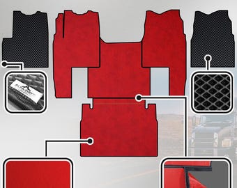 MACK ANTHEM, 2018-current, truck floor mats Prestige-Line RED