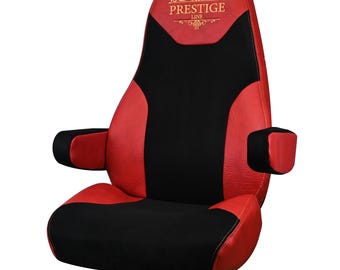 VOLVO vnl, vnm 2004 - 2018 Truck seat Cover & armrest Covers Prestige-Line RED