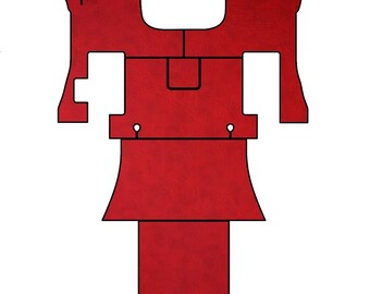 VOLVO vnl 780, 730 2004-2018 truck floor mats Prestige-Line RED