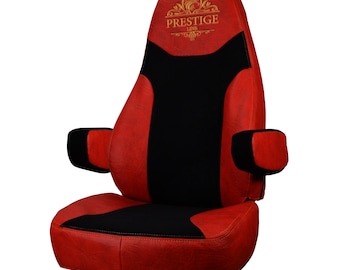 INTERNATIONAL lt rh prostar  Truck seat Cover & armrest Covers Prestige-Line RED