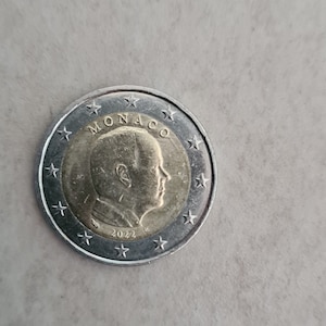 2 Euro from 2022 Monaco