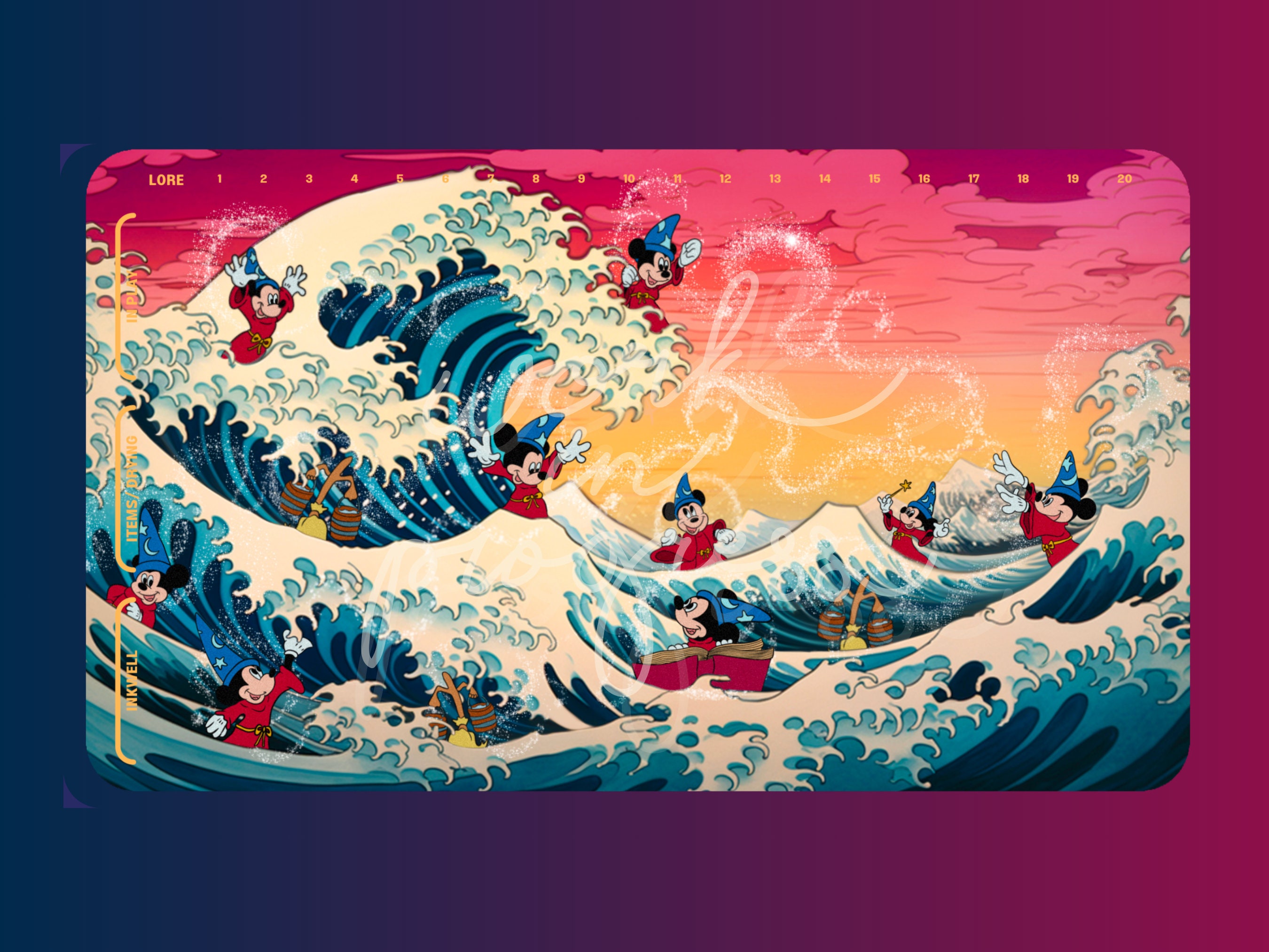 Lorcana Fantasmic Waves Playmat | 14