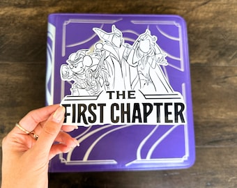 Lorcana Set Labels: Clear Vinyl Stickers for Binders, Card boxes, and Deck Boxes