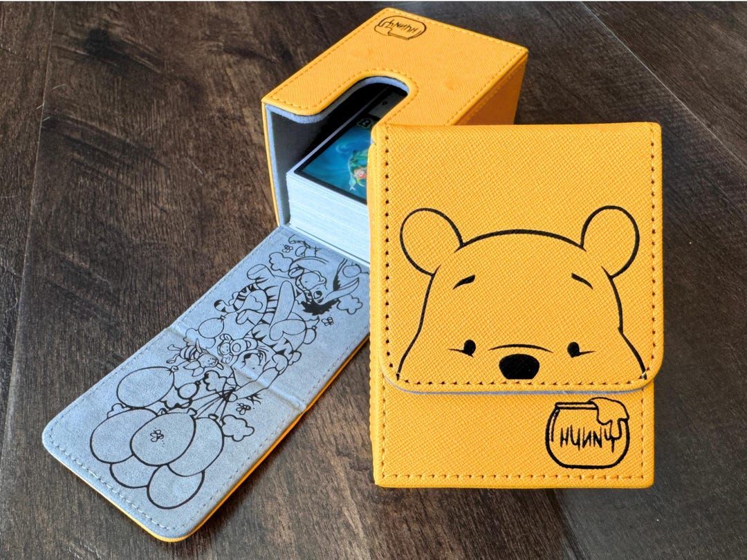 Lorcana Hundred Acre Wood TCG Deck Box | Peekaboo Design on Front