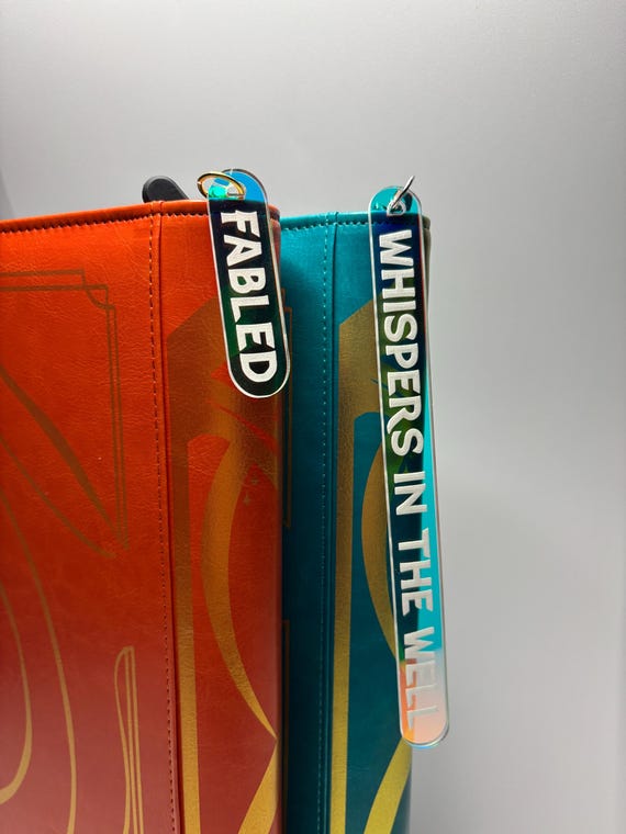 Lorcana Set Names Binder Zipper Pull: TCG Storage Organizer, Gold