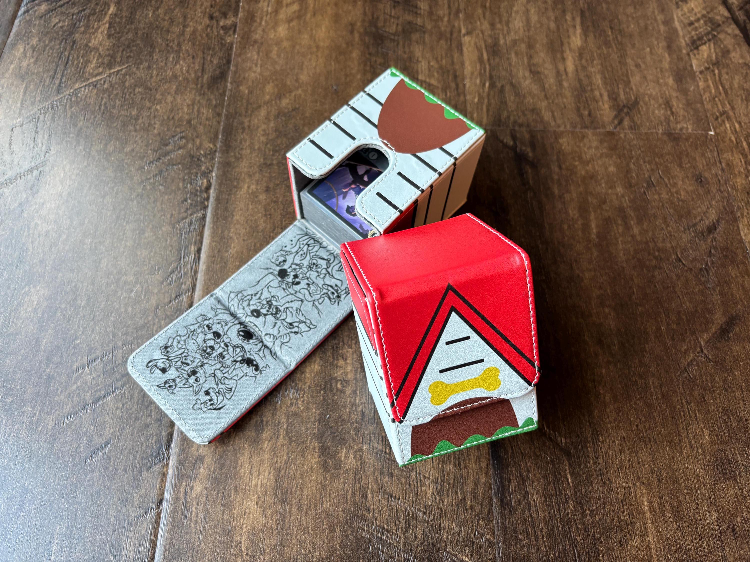 Title Cards Ruff Ruff Lorcana Ruff Housing Pups TCG Deck Box | Peekaboo Design on Front ...