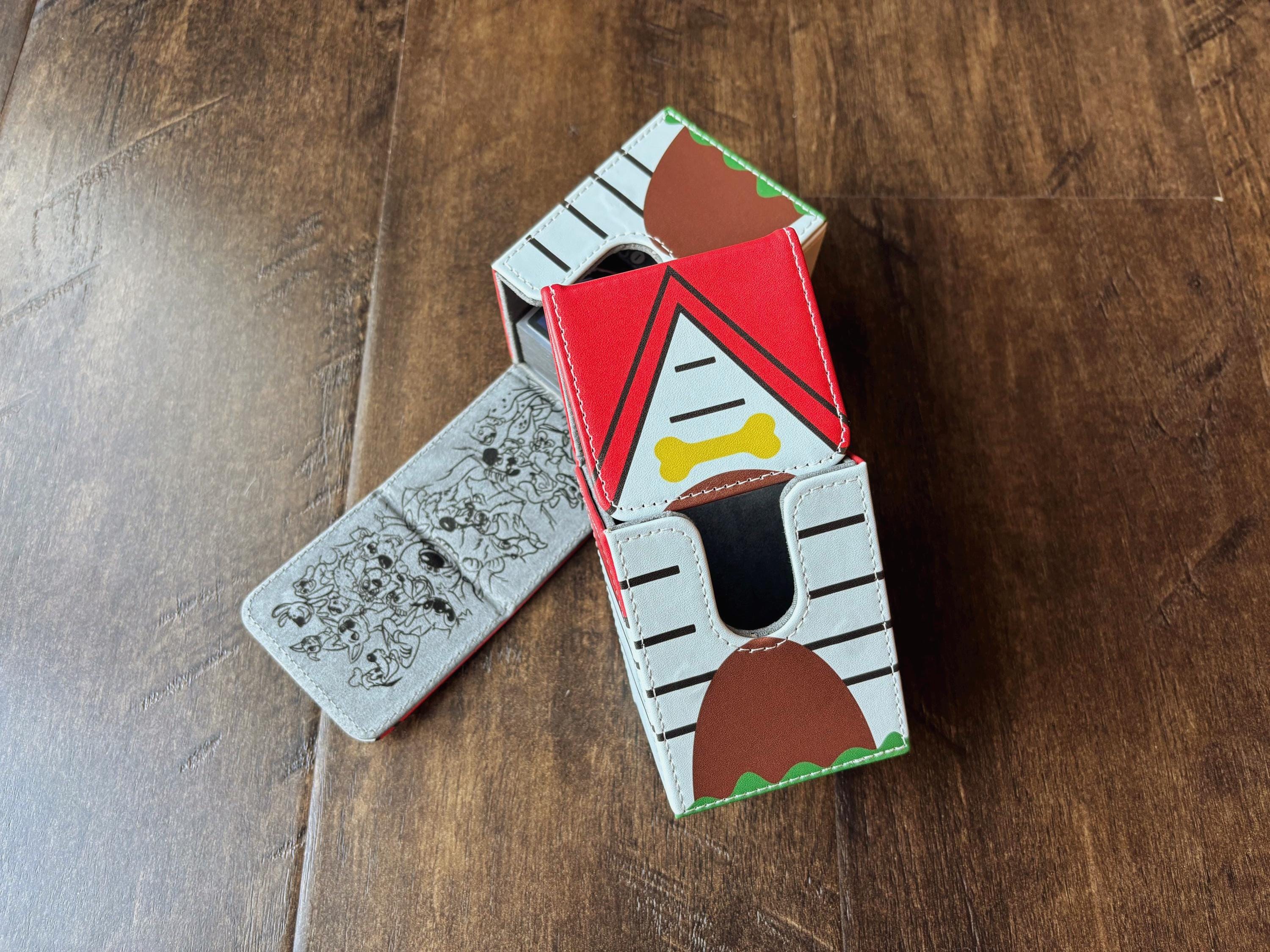 Title Cards Ruff Ruff Lorcana Ruff Housing Pups TCG Deck Box | Peekaboo Design on Front ...