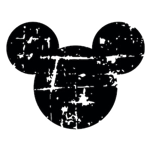 Grunge Mouse Svg, Mouse Vintage Digital Download, Digital File, Svg Png Formats, Instant Download, Silhouette