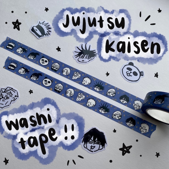 Jujutsu Kaisen washi tape - sorcerer anime stationary