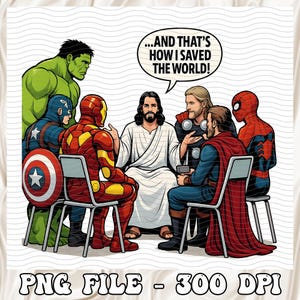 Lustig so habe ich die Welt gerettet Jesus Superhelden Png, lustiger christlicher Png, Jesus Ostern Png, Superheld Ostern Png, Ostern Cartoon Png