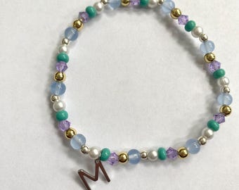 Initial Charm Bracelet