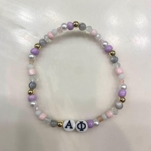 Sorority beaded bracelet | A phi