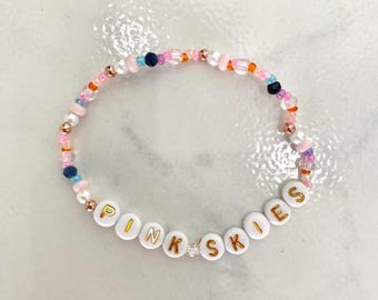 Pink Skies Friendship Bracelet