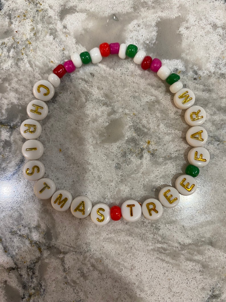 Taylor Swift Christmas Tree Farm Friendship Bracelet Etsy