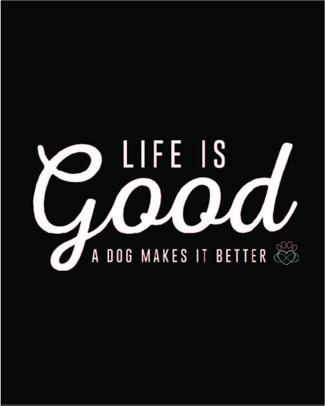 LIFE IS GOOD - Etsy
