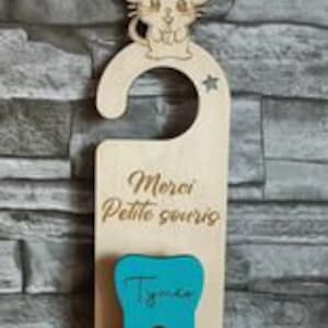 plaque poignée porte petite souris