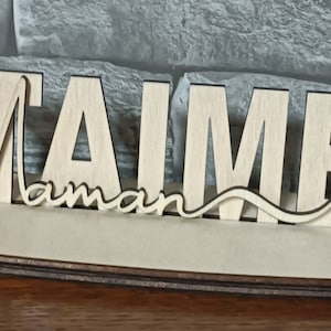 Je t'aime / On t'aime Maman/Mamie