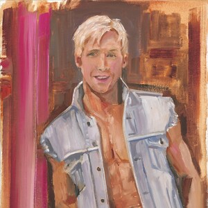 Art Print Canvas Ken Kenergy Barbie Movie 2023