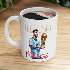 Legend Messi Coffee Mug, 11oz, 15oz,Soccer Messi Mug,Coffee Messi Mug,Gift for Her,Gift for Him,Gift for Birthday,Gift for Friend,Futbol Mug