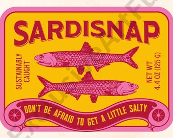 Funny Sardines SardiSnap Png, Canned Sardines png,Sublimation Sardines Png,Sublimation Design,Sardine Clipart,Digital Download.