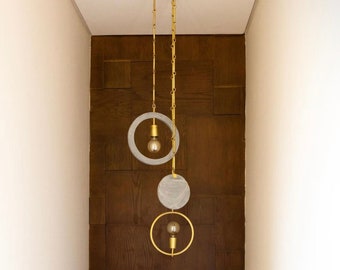 Aerglo Concrete and Brass Pendant