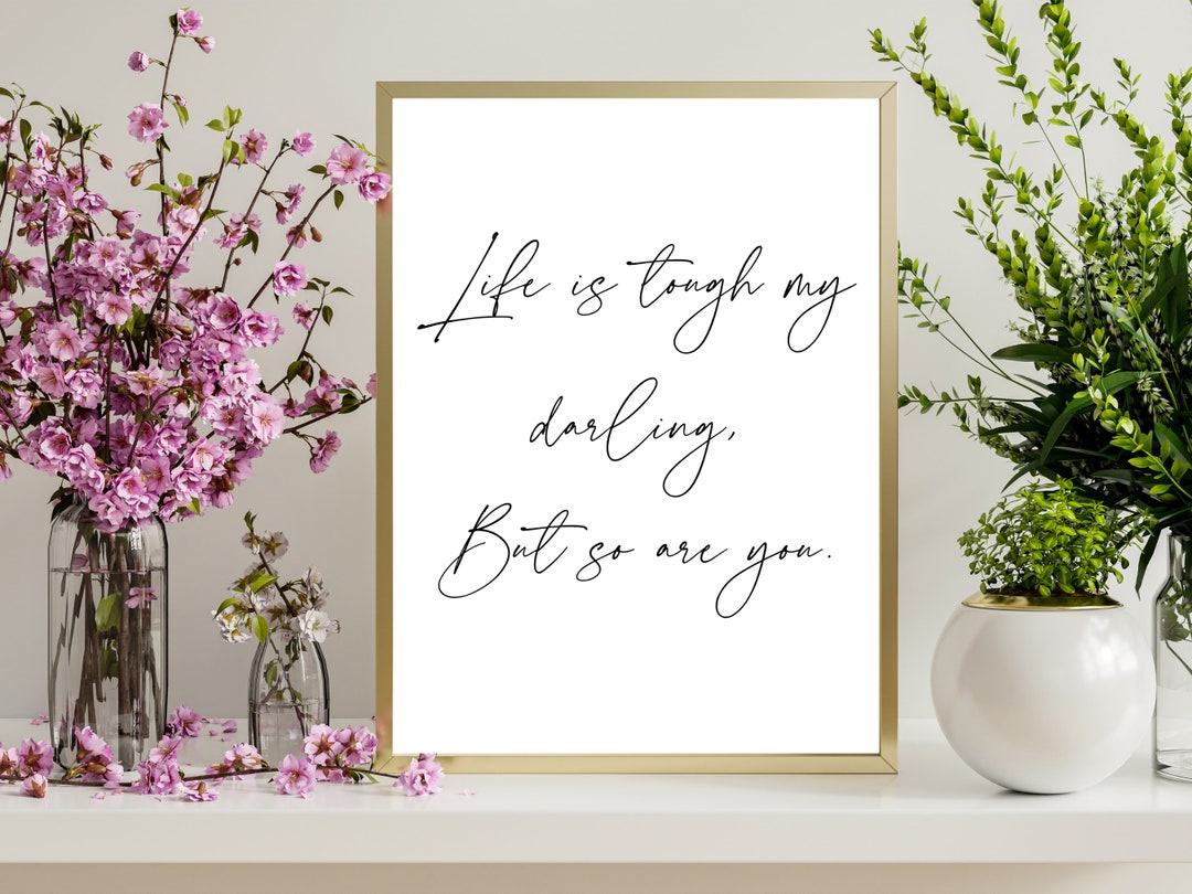 Inspirational Quote Printable Wall Art, Motivational Wall Art ...