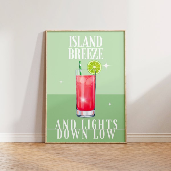 Island Breeze Lights Down Low Digital Poster Print Taylor Swift Ready For It Lyrics Zitat Ruf Wand Kunst Home Decor Swiftie Geschenk Merch